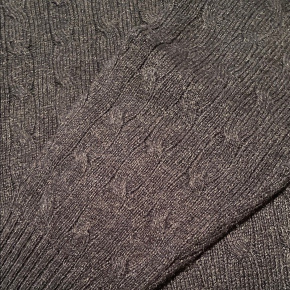 Polo by Ralph Lauren Navy Cable Knit Crewneck Sweater - Picture 3 of 3